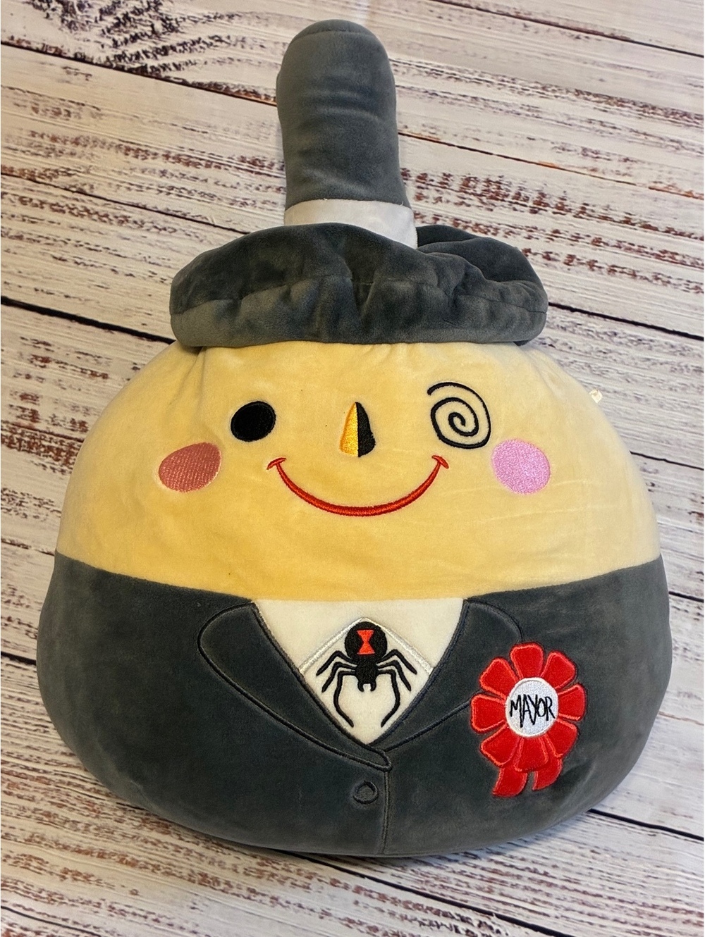 Squishmallow Disney Nightmare Before Christmas The Mayor 12" Plush Two-Faced
